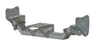 Chassis Link Bracket and Transmission Crossmember