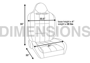 Corbeau Baja RS Suspension Seats